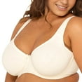 thumbnail image 2 of Xmarks Women's Plus Size Bra Underwire Wide Strap Everyday Bra Push Up Bra White 75B-90J, 2 of 3