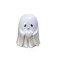 thumbnail image 3 of Halloween Ghost Figurine, Holding-Heart Cute Ghost, Funny Ghost Statue Halloween Decor for Gift, Cute Spooky Tabletop Ornament for Home, Mantle, Desk & Party Decoration, 3 of 6