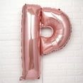 thumbnail image 6 of Efavormart Blush 40" tall Alphabet Letters / Number Foil Balloons Party Wedding Decorations Graduation New Year Party- P, 6 of 6