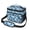 Bigfoot and Checker, variant on Bigfoot and Yeti Green Pattern Insulated Lunch Box for Women Men, Medium Leakproof Cooler Bag with Adjustable Strap, 10"x6.7"x8"