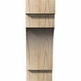 thumbnail image 2 of 5 1/2"W x 12"D x 16"H Mediterranean Smooth Corbel, Douglas Fir, 2 of 9