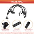 thumbnail image 4 of Cables de bobina de bujía de automóvil Unique Bargains para Ford Explorer 97-00 4.0L OHV No.F7PZ-12259-DA/F7PZ12259DA - Paquete de 6, 4 of 6