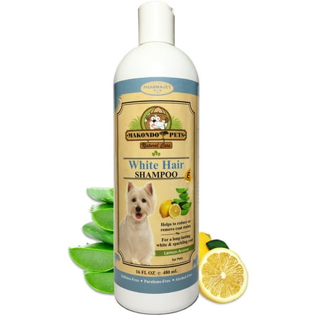 - Dog Whitening Shampoo for Dogs with White / Light Colored Hair / Coat / Fur. White Haired Pets Shampoo For Itching / Dry / Sensitive Skin. Biodegradable / Non Toxic / Vet Best Formula