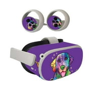 MightySkins OCQU2-Golden Retriever Rainbow Skin for Oculus Quest 2 - Golden Retriever Rainbow