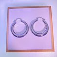 thumbnail image 7 of Hoop Earrings for Women,Sterling Silver Post Hypoallergenic Jewelry Earrings, 7 of 7