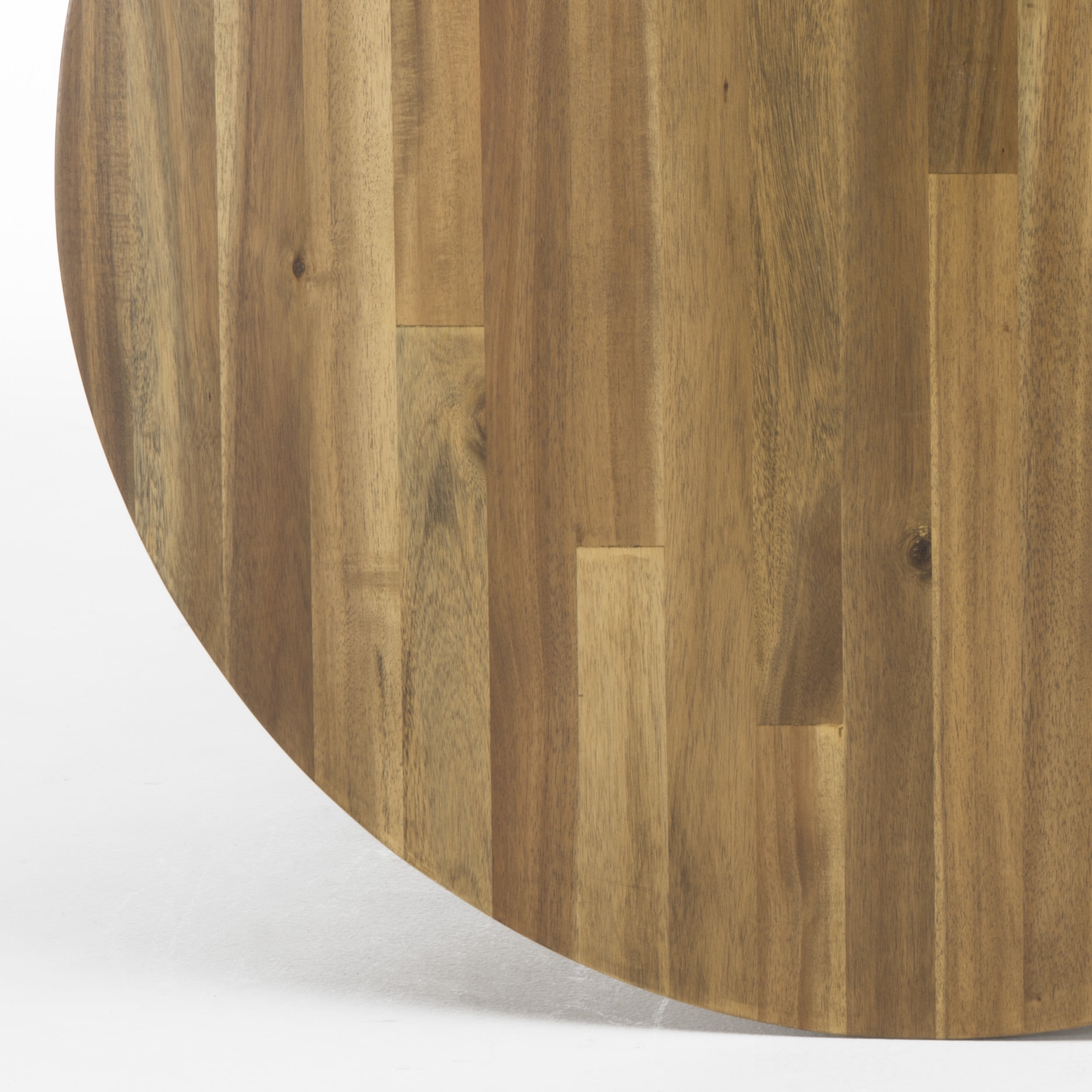 Christopher Knight Home Albin Modern Round Coffee Table with Natural Acacia Wood