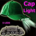 thumbnail image 1 of 5 LED Cap Hat Head Fishing Camping Bike Night Light, 1 of 5