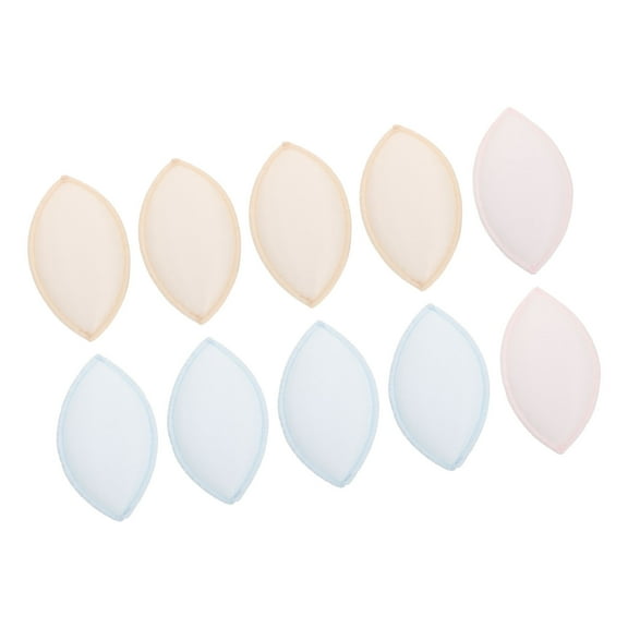 DEEPCRAFF 5Pairs Bikini Bra Liners Assorted Color Bra Cup Inserts for Volume and Shape