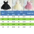 thumbnail image 5 of WIBACKER Toddler Baby Girls Strap Pearl Peagant Formal Dress Sleeveless Lace Princess Dress,Pink 3T, 5 of 8