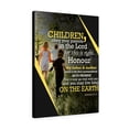thumbnail image 4 of Scripture Walls Obey Your Parents Ephesians 6:13 Bible Verse Canvas Christian Wall Art Ready to Hang Unframed, 4 of 9