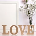 thumbnail image 3 of 1 Set Rustic Wood Love Sign Wooden Letters Sign Wooden Cutout Letters Decor, 3 of 9