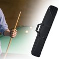 thumbnail image 1 of DYNWAVECA Billiard Rod Storage Bag Snooker Cue Storage Pouch Portable Handle 3/4 Snooker Pool Cue Bag Dustproof Billiards Pool Cue Case black, 1 of 10