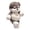 A004- D, variant on Cute Brown Panda Running Plushies, Large 45cm Bear Stuffed Animal, No Mark Soft Fluffy Plush Toy for Boys Girls