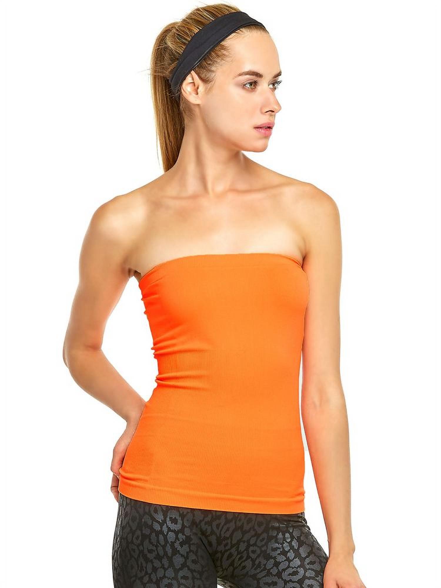 LAVRA Women's Tube Top Seamless Color Strapless Camisole