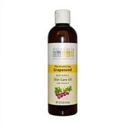 Aura Cacia Natural Pure Grapeseed Skin Care Oil With Natural Vitamin E - 16 Oz, 6 Pack