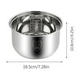 thumbnail image 3 of 1.6L Functional Rice Cooker Replacement Inner Pot 304 Stainless Steel Rice Cooker Inner Bowl, 3 of 7