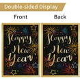 thumbnail image 6 of Happy New Year Garden Flag Happy Firework Party Garden Flags 12x18 Inch Double Sided Burlap Welcome 2024 Banner for Winter Holiday Farmhouse Yard Decoration(ONLY FLAG), 6 of 6