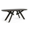 thumbnail image 2 of Furniture of America Pradan 7-Piece Solid Wood Dining Table Set in Black Wenge, 2 of 20
