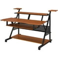 thumbnail image 1 of ACME Willow Music Desk in Cherry & Black Finish, 1 of 6