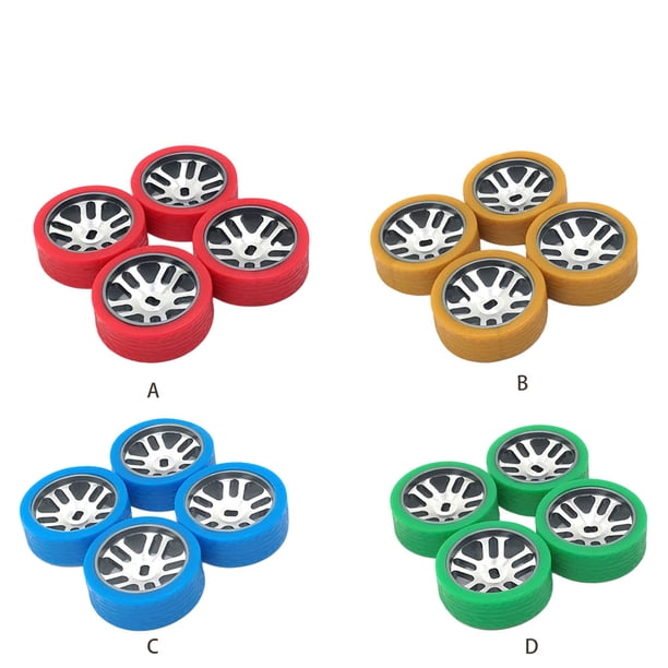 RCAWD RC Jantes et pneus pour 1/28 Wltoys Kyosho Mini-Z, Mini-Q, Mini-D, K969 K989 P929 Drift Rally Mises à Niveau de Colle RC pièces de Roue avec Plus Grand diamètre extérieur 26,8 mm 4 (Titane RCAWD RC Jantes et pneus pour 1/28 Wltoys Kyosho Mini-Z, Mini-Q, Mini-D, K969 K989 P929 Drift Rally Mises à Niveau de Colle RC pièces de Roue avec Plus Grand diamètre extérieur 26,8 mm 4 (Titane
