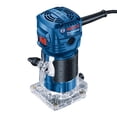 thumbnail image 2 of Router Bosch GKF 550W + Lijadora Orbital DC 1/4 hoja 200W azul Estándar, 2 of 8