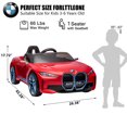 ZOGYMOZ Licensed BMW 12V Kids Ride on Car with Remote Control, 3 Speeds