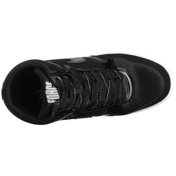 Túnica rehén Comparar Nike Women's Force Sky Wedge Shoe-Black/Anthracite - Walmart.com
