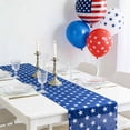 thumbnail image 5 of 4th of July Table Runner,Red Blue White Star Lace Tablecloth,Table Cover for 4th Of July Independence Day Dining Table Decoration,27.5x120 Inch, 5 of 7