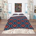 thumbnail image 2 of Designart 'Tribal Abstract Pattern' Bohemian & Eclectic Duvet Cover Set, 2 of 4