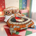 thumbnail image 2 of Manfei Western Xmas Festive 7 Pieces Full Size Bedding Sets,Traditional Christmas Animals Full Size Bed in a Bag,Xmas Reversible, 2 of 7