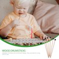 thumbnail image 3 of Raindrops 6Pack Drum Mallets Percussion Rubber Sticks For Students, 3 of 8