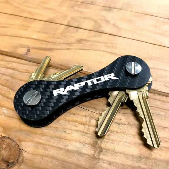 Ford F150 Raptor Real Carbon Fiber Key Organizer Holder Key Chain