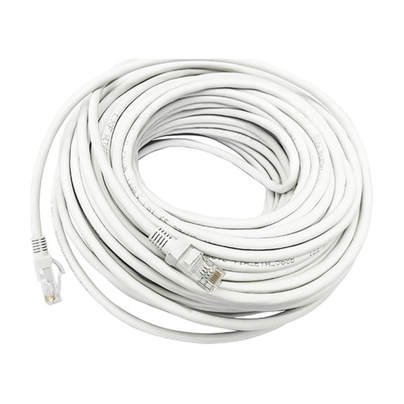 NICERIO Durable White Cat6 Ethernet Cord for Reliable Connectivity Nicerio
