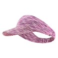 thumbnail image 3 of Sombrero de verano para el sol, sombrero de protección solar, nailon, portátil, ala ancha, visera superior vacía. Púrpura, 3 of 9