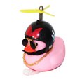 thumbnail image 1 of Adornos De Coche De Pato Rosa, Decoraciones Para Salpicadero De Coche, Gafas Geniales, Pato Con Casco De Hélice, Cadena Dorada Eigraketly OD016040-05, 1 of 6