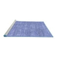 thumbnail image 2 of Ahgly Company Machine Washable Indoor Rectangle Oriental Blue Industrial Area Rugs, 7' x 10', 2 of 4