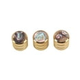 thumbnail image 4 of 3pcs Electric Guitar Bass Dome Control Caps Knobs Screw Button / , en, as described Golden, 4 of 7