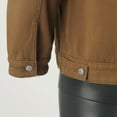 thumbnail image 7 of Male Shirt Jacket Denim Jacket Casual Long Sleeve Coats With Pocket, 7 of 7