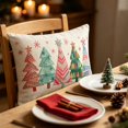 thumbnail image 6 of Tyidzon Christmas Pillow Covers Christmas Tree Design Throw Case, 12x19in Soft Couch Cushion Covers for Sofa Bed, Holiday Party Decor, 6 of 7
