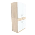 thumbnail image 4 of Inval AM-16423 Contemporary Computer Desk For Residential Use, Washed Oak/Beech, 4 of 5