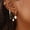 R5803, variant on Gold Hoop Earrings for Women, 14K Gold Plated Hypoallergenic Pearl Drop Dangle Huggie Hoop Earring Stack for Multiple Piercings & Cartilage, Dainty Trendy Womens Jewelry