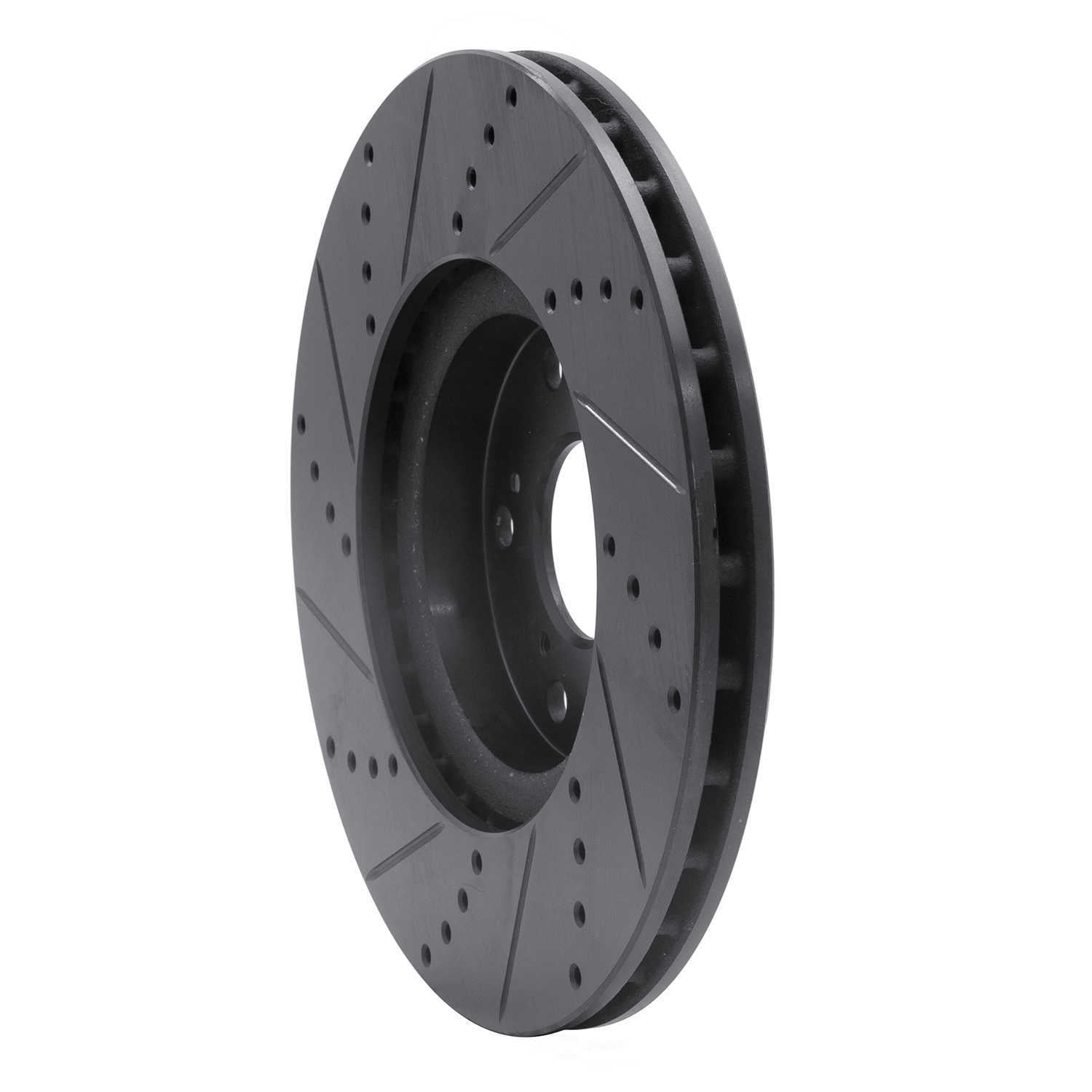 Dynamic Friction Company 633-58020R DFC Brake Rotor - Drilled And Slotted - Black
