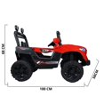 thumbnail image 4 of Montable Electrico Camioneta para Niños Control Remoto Luz Led 12v - Rojo, 4 of 7