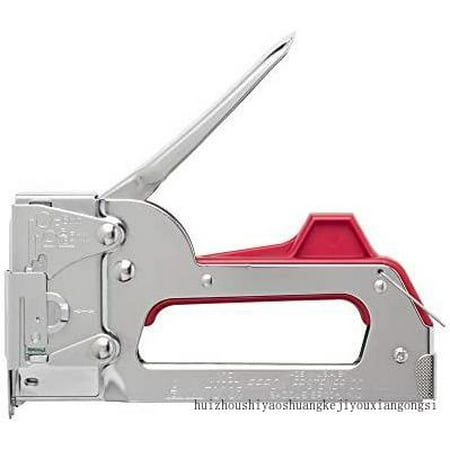 

Arrow T2025 2-In-1 Staple Gun And Wire Tacker For Upholstery Crafts And Low Voltage Wiring Fits 3/8” 7/16 Or 9/16” Round Crown Or 5/16” 3/8” Or 1/2 Flat Crown Staples