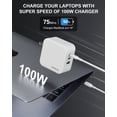 thumbnail image 2 of Cargador Nekteck GaN 100W USB C PD 3.0+ QC 3.0 para iPhone, 2 of 7