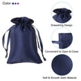 thumbnail image 3 of REGALWOVEN Satin Bags with Drawstring, Wedding Favor Bags Gift Packaging Rose Red, Blue, Dark Blue, 3 of 6
