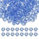 thumbnail image 1 of Cuentas de cristal en forma de bicono Uxcell de 3 mm, 600 piezas de cuentas facetadas de vidrio para hacer joyas, azul claro, 1 of 6