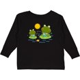 thumbnail image 3 of Inktastic Fishing Frogs Cute Fisherman Boys Long Sleeve Toddler T-Shirt, 3 of 5