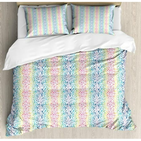 geometric queen size duvet
