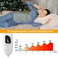 thumbnail image 4 of Electric Foot Warmer, Rapid Heating Pad for Feet, 6-Level Heating Feet Warmers Washable, Heated Slippers Christmas Gift for Wome, 4 of 5